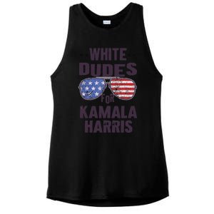 Funny White Dudes For Kamala Harris Sunglasses Usa Ladies PosiCharge Tri-Blend Wicking Tank