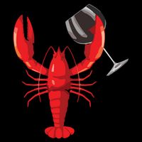 Funny Wine Drinking Lobster Red Crawfish Wine Lovers Gift Impact Tech Backpack