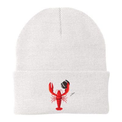 Funny Wine Drinking Lobster Red Crawfish Wine Lovers Gift Beanie