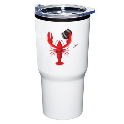 Funny Wine Drinking Lobster Red Crawfish Wine Lovers Gift Tumbler