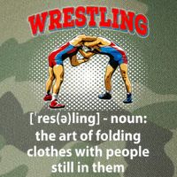 Funny Wrestling Definition The Art Of Folding Clothes Legacy Tie Dye Trucker Hat