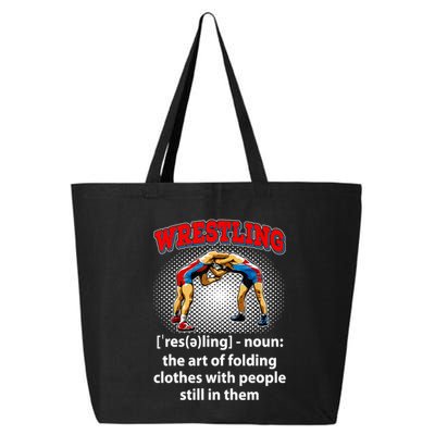 Funny Wrestling Definition The Art Of Folding Clothes 25L Jumbo Tote
