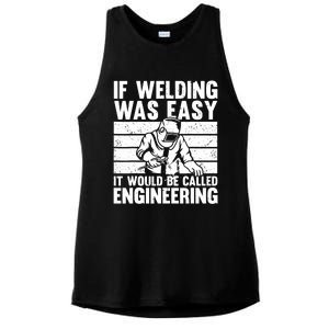 Funny Welding Design For Welder Weld Welding Lover Ladies PosiCharge Tri-Blend Wicking Tank