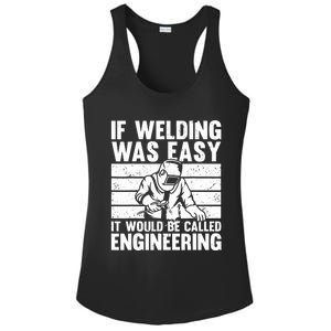 Funny Welding Design For Welder Weld Welding Lover Ladies PosiCharge Competitor Racerback Tank