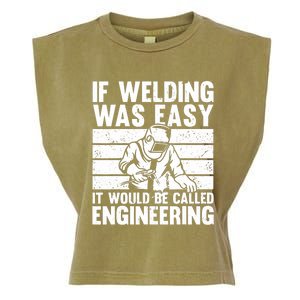 Funny Welding Design For Welder Weld Welding Lover Garment-Dyed Women's Muscle Tee