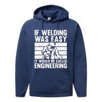 Funny Welding Design For Welder Weld Welding Lover Performance Fleece Hoodie