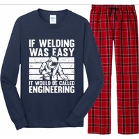 Funny Welding Design For Welder Weld Welding Lover Long Sleeve Pajama Set