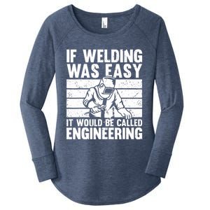 Funny Welding Design For Welder Weld Welding Lover Women's Perfect Tri Tunic Long Sleeve Shirt