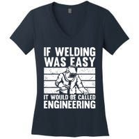 Funny Welding Design For Welder Weld Welding Lover Women's V-Neck T-Shirt