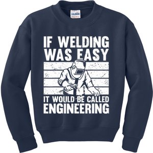 Funny Welding Design For Welder Weld Welding Lover Kids Sweatshirt