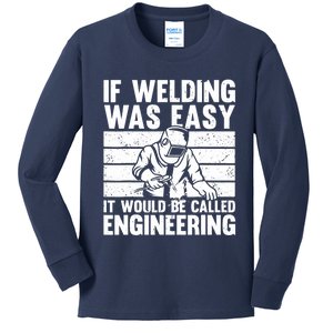 Funny Welding Design For Welder Weld Welding Lover Kids Long Sleeve Shirt