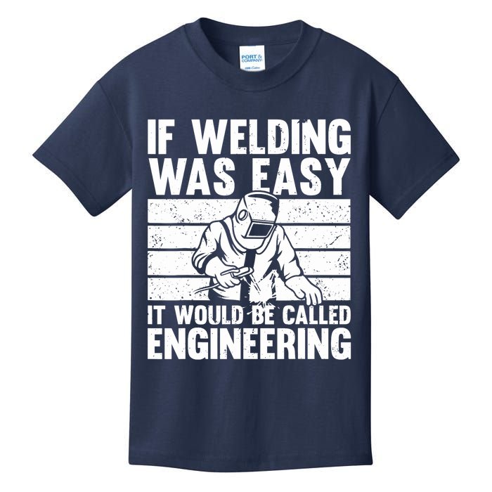 Funny Welding Design For Welder Weld Welding Lover Kids T-Shirt