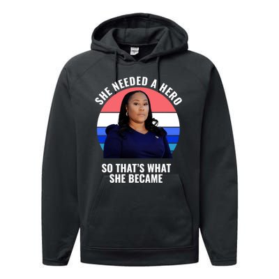 Fani Willis District Attorney Of Fulton County Georgia Performance Fleece Hoodie