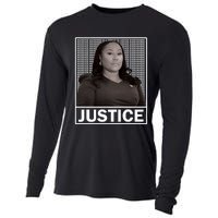 Fani Willis District Attorney Seeks Justice Cooling Performance Long Sleeve Crew