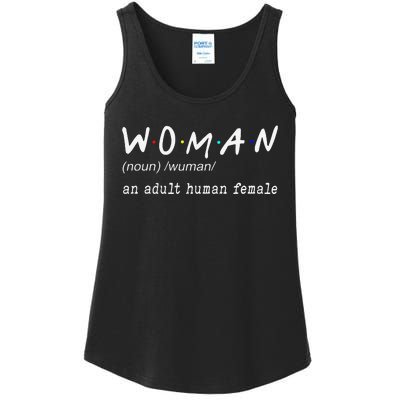 Funny Woman Definition Noun An Adult Human Female For Ladies Essential Tank