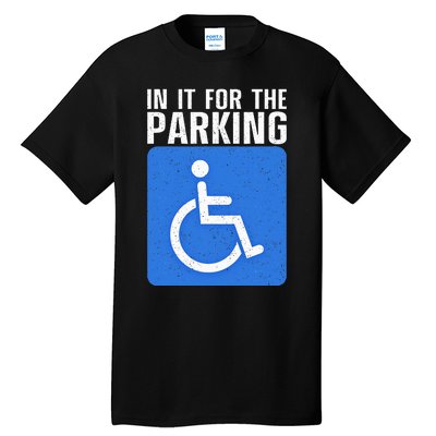 Funny Wheelchair Design For Disability Handicapped Tall T-Shirt