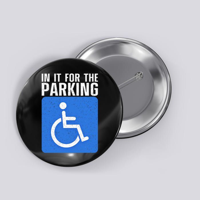 Funny Wheelchair Design For Disability Handicapped Button