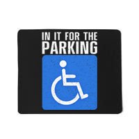 Funny Wheelchair Design For Disability Handicapped Mousepad