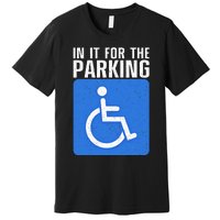 Funny Wheelchair Design For Disability Handicapped Premium T-Shirt