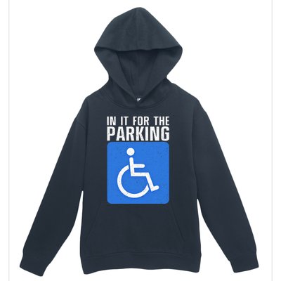 Funny Wheelchair Design For Disability Handicapped Urban Pullover Hoodie