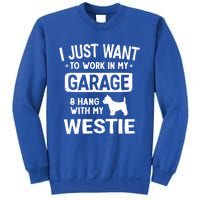 Funny Westie Dad Garage Hang With Gift Sweatshirt