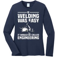 Funny Welding Design For Women Welder Weld Welding Lover Ladies Long Sleeve Shirt