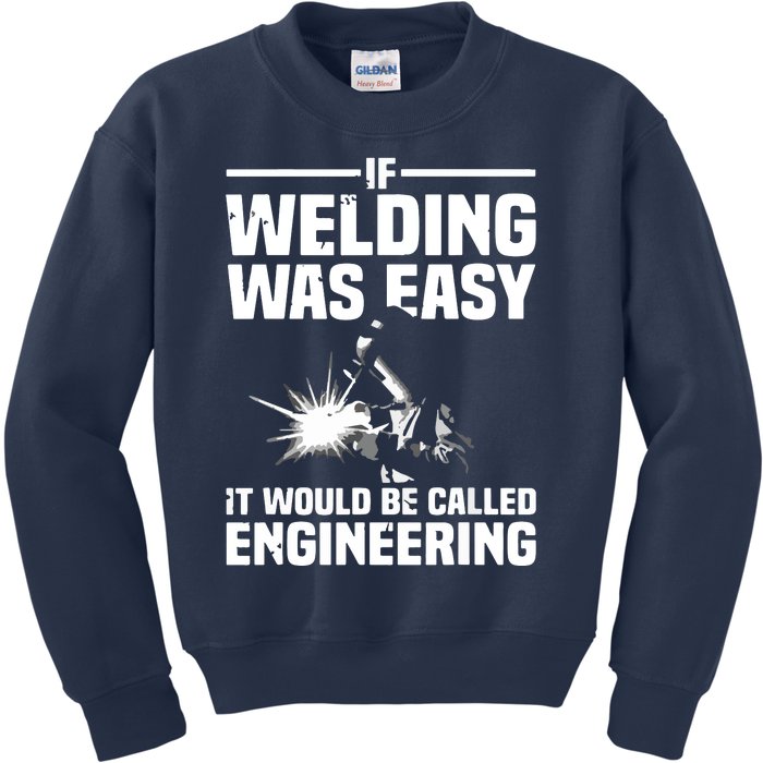 Funny Welding Design For Women Welder Weld Welding Lover Kids Sweatshirt