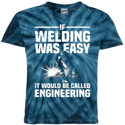 Funny Welding Design For Women Welder Weld Welding Lover Kids Tie-Dye T-Shirt