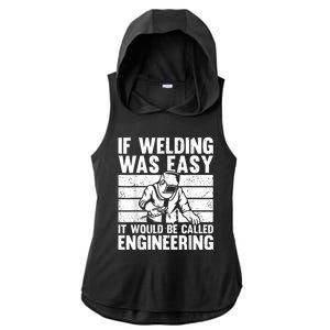 Funny Welding Design For Men Women Welder Weld Welding Lover Ladies PosiCharge Tri-Blend Wicking Draft Hoodie Tank