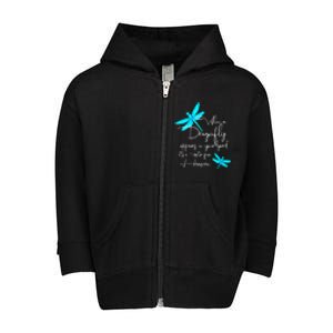 Funny Womens Dragonfly Spiritual Faith Dragonflies Lovers Toddler Zip Fleece Hoodie