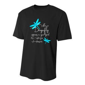 Funny Womens Dragonfly Spiritual Faith Dragonflies Lovers Youth Performance Sprint T-Shirt