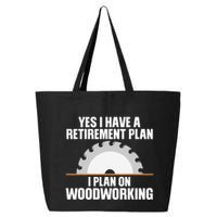 Funny Woodworking Design For Dad Carpenter Woodworker 25L Jumbo Tote