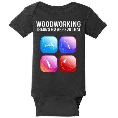 Funny Woodworking Design For Dad Woodworker Baby Bodysuit