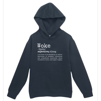 Funny Woke Dictionary Meaning Urban Pullover Hoodie