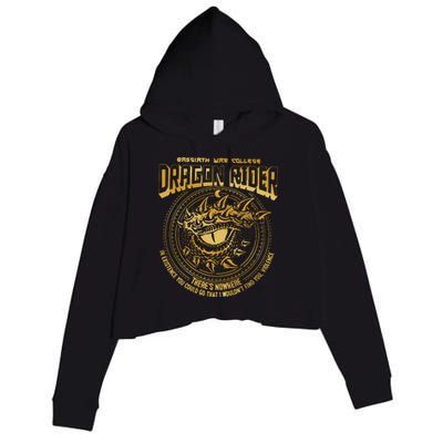 Fourth Wing Dragon Rider Rebecca Yarros Crop Fleece Hoodie