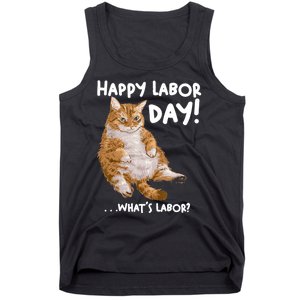 Funny Working Day Cat For Men And Women Tank Top