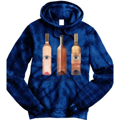 Funny Wine Drinking Tie Dye Hoodie