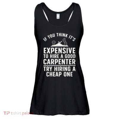 Funny Woodworking Design For Woodworkers Carpentry Lover Ladies Essential Flowy Tank