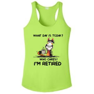 Funny What Day Is To Day Horseback Riding Horse Lover Ladies PosiCharge Competitor Racerback Tank