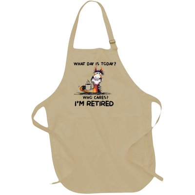 Funny What Day Is To Day Horseback Riding Horse Lover Full-Length Apron With Pockets