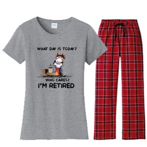 Funny What Day Is To Day Horseback Riding Horse Lover Women's Flannel Pajama Set