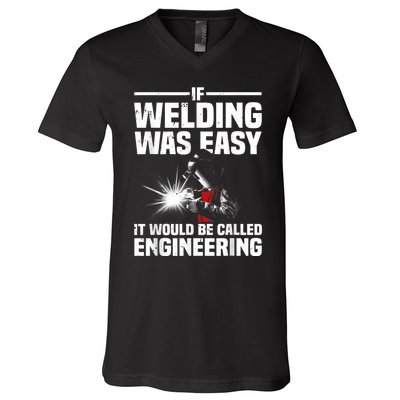 Funny Welding Design For Men Women Welder Weld Welding Lover V-Neck T-Shirt