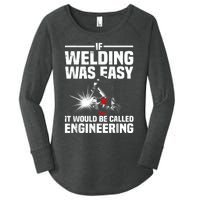 Funny Welding Design For Men Women Welder Weld Welding Lover Women's Perfect Tri Tunic Long Sleeve Shirt