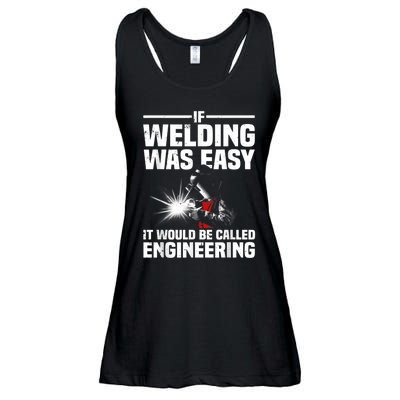 Funny Welding Design For Men Women Welder Weld Welding Lover Ladies Essential Flowy Tank