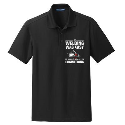 Funny Welding Design For Men Women Welder Weld Welding Lover Dry Zone Grid Polo