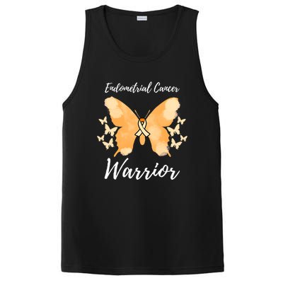 Funny Warrior Endometrial Cancer Awareness Uterine Cancer PosiCharge Competitor Tank