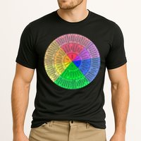 Feelings Wheel Emotion Chart Mental Health Therapy Chart Cooling Performance Crew T-Shirt