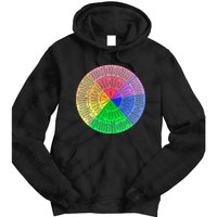 Feelings Wheel Emotion Chart Mental Health Therapy Chart Tie Dye Hoodie