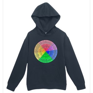 Feelings Wheel Emotion Chart Mental Health Therapy Chart Urban Pullover Hoodie