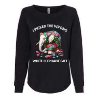 Funny White Elephant Gift Wrapped Elephant Dumb Gift Womens California Wash Sweatshirt